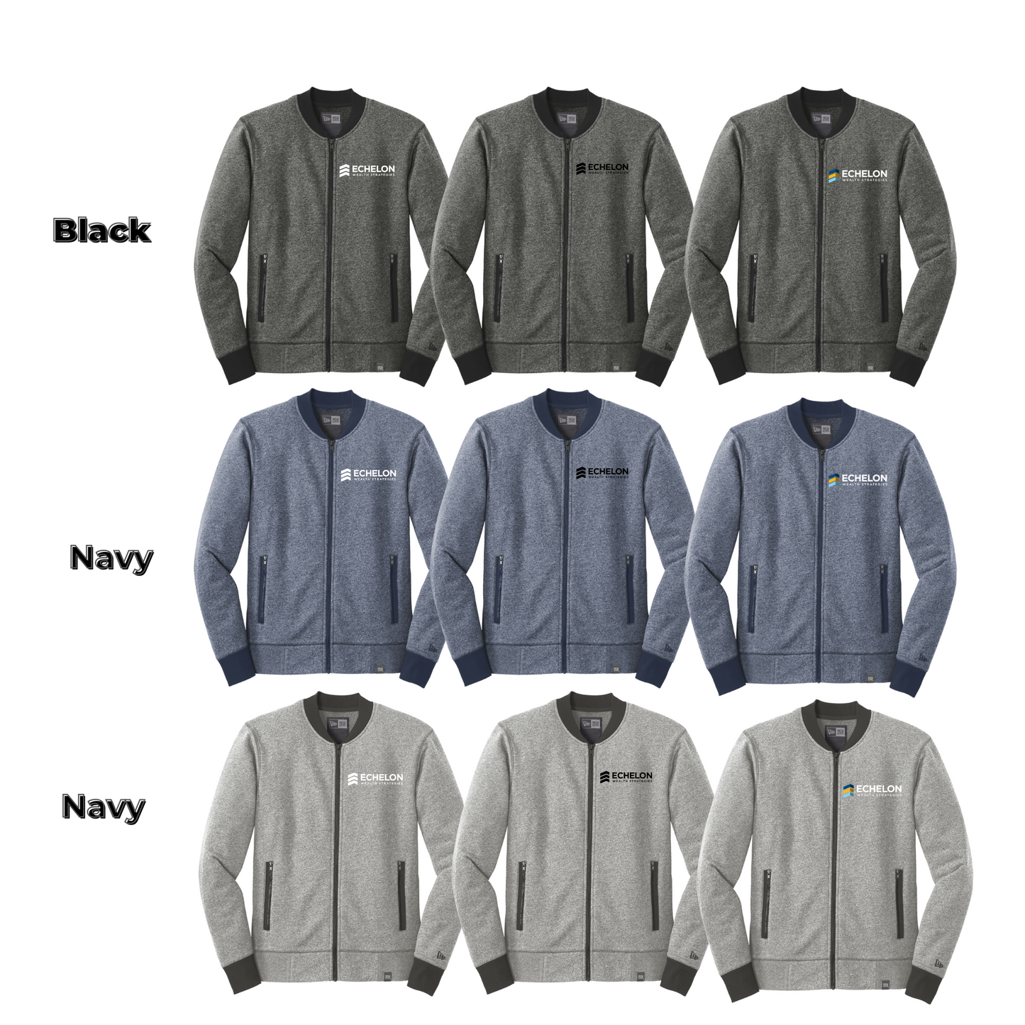 New Era - French Terry Full Zip (Echelon)