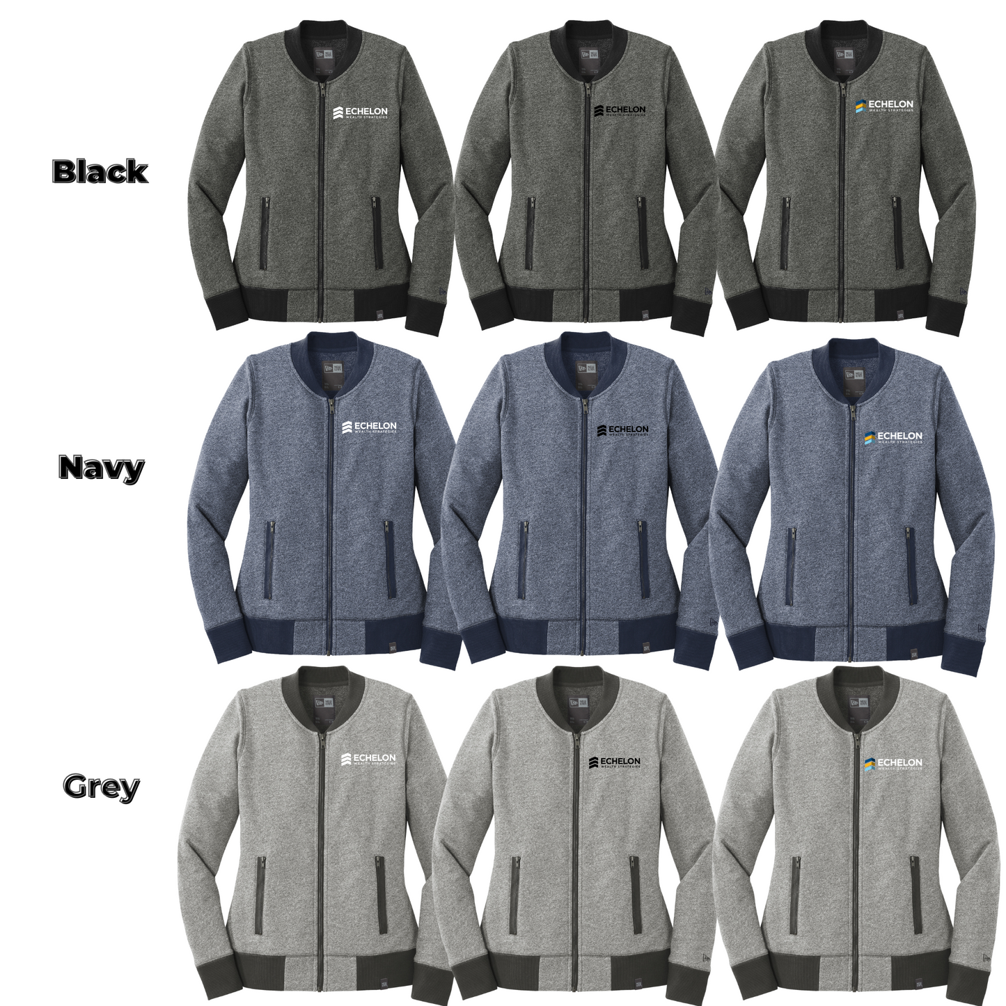 Ladies - New Era - French Terry Full Zip (Echelon)