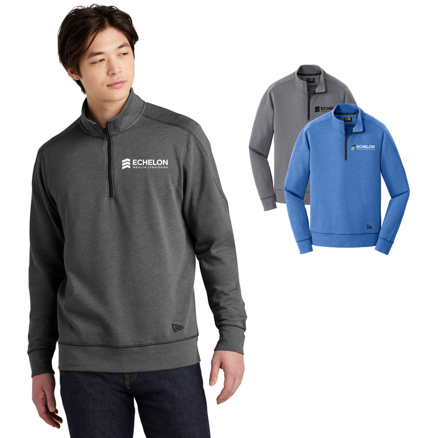 New Era - Triblend Fleece 1/4 Zip (Echelon)