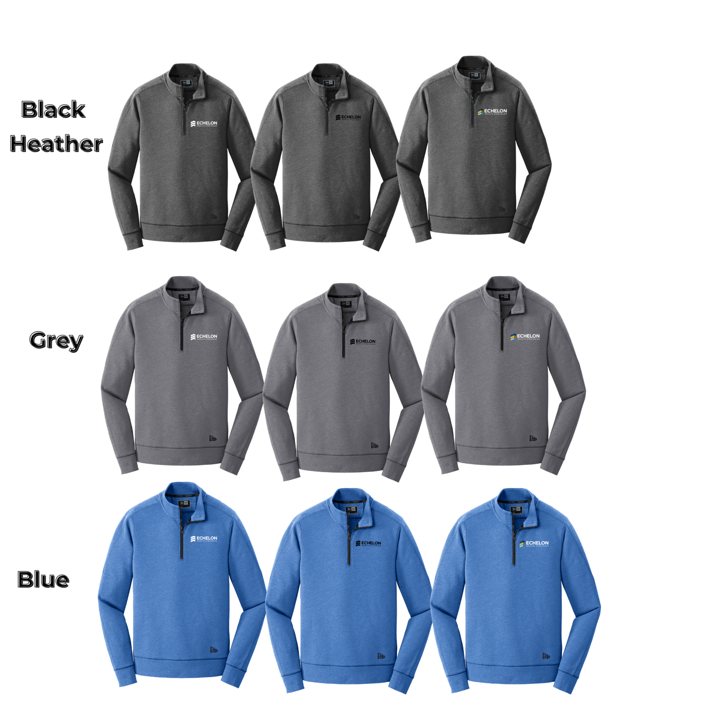 New Era - Triblend Fleece 1/4 Zip (Echelon)