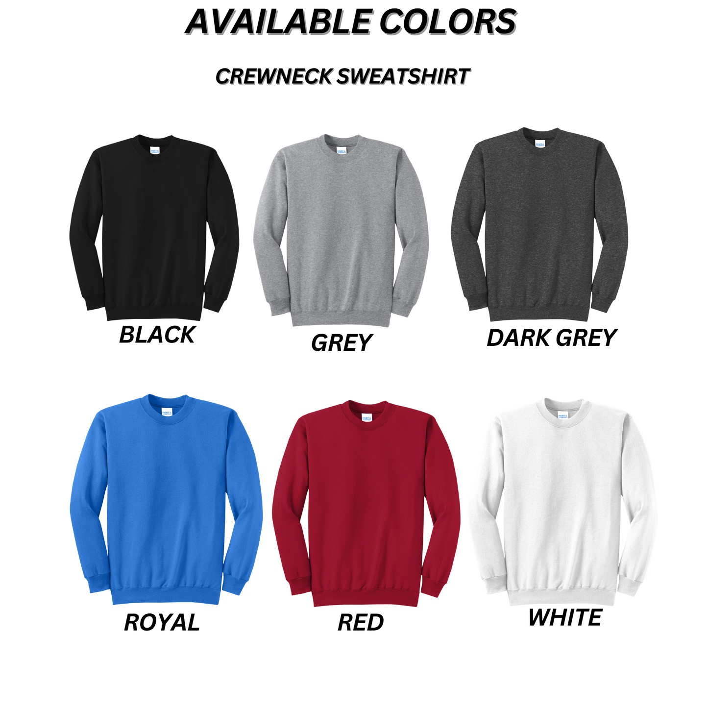 Adult & Youth - Port & Co Hoodie or Crewneck- (Ankeny Generals Baseball)