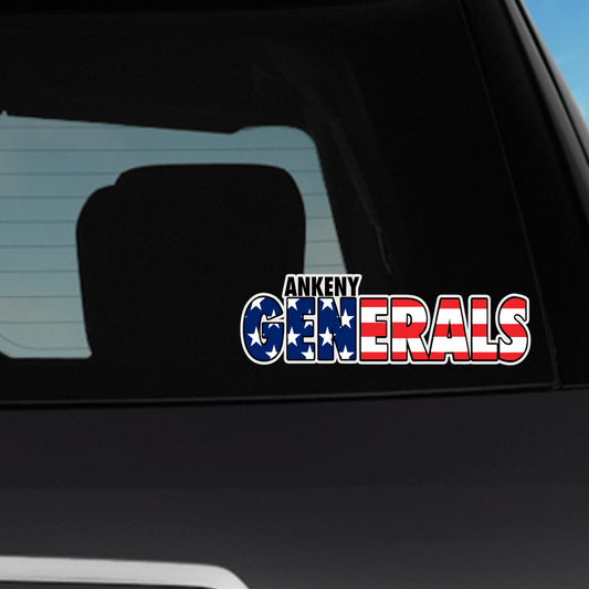 CVinyl Decal with Option to Personalize (Ankeny Generals Baseball)