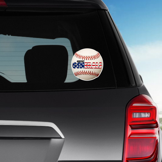 Vinyl Decal - (Ankeny Generals Baseball)