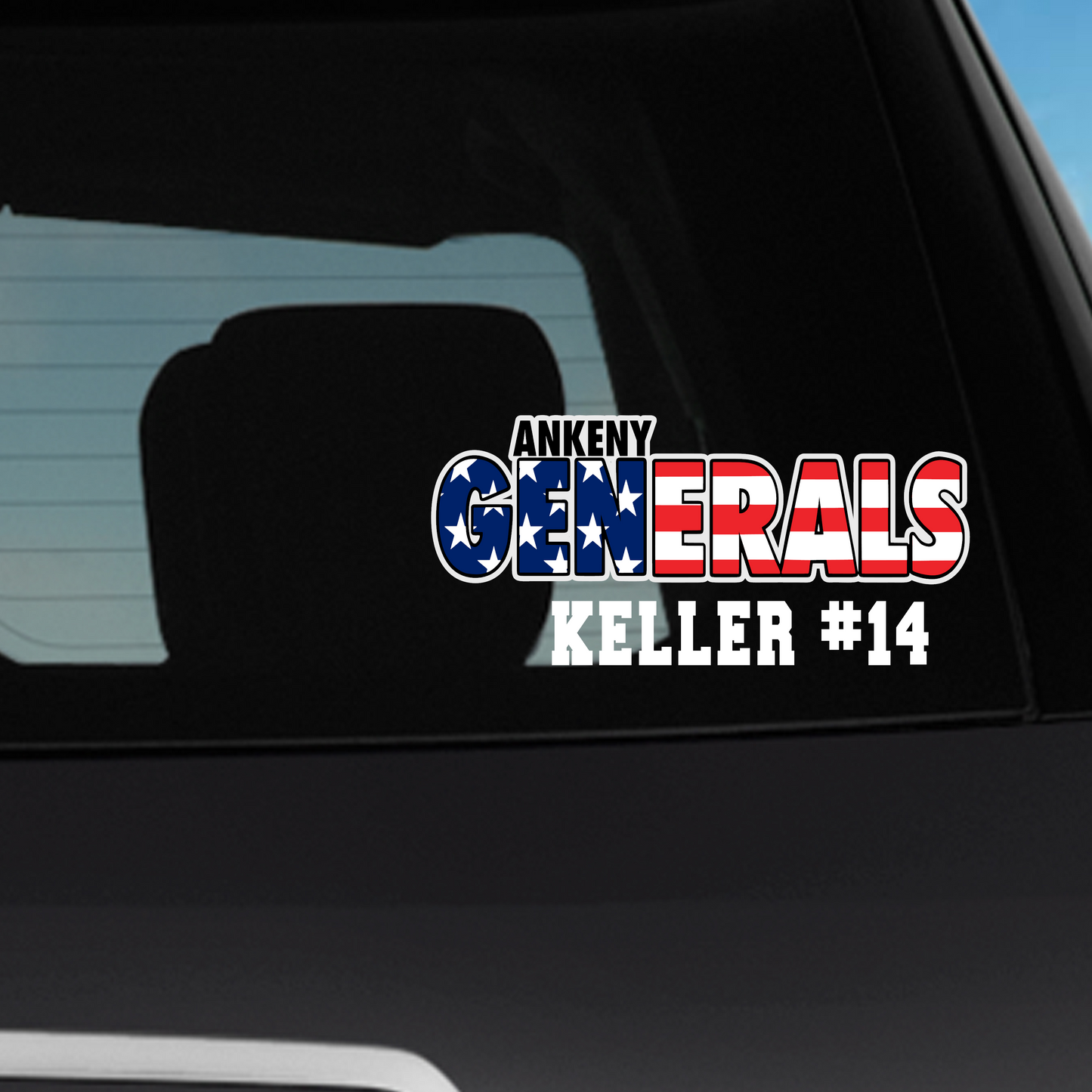 CVinyl Decal with Option to Personalize (Ankeny Generals Baseball)