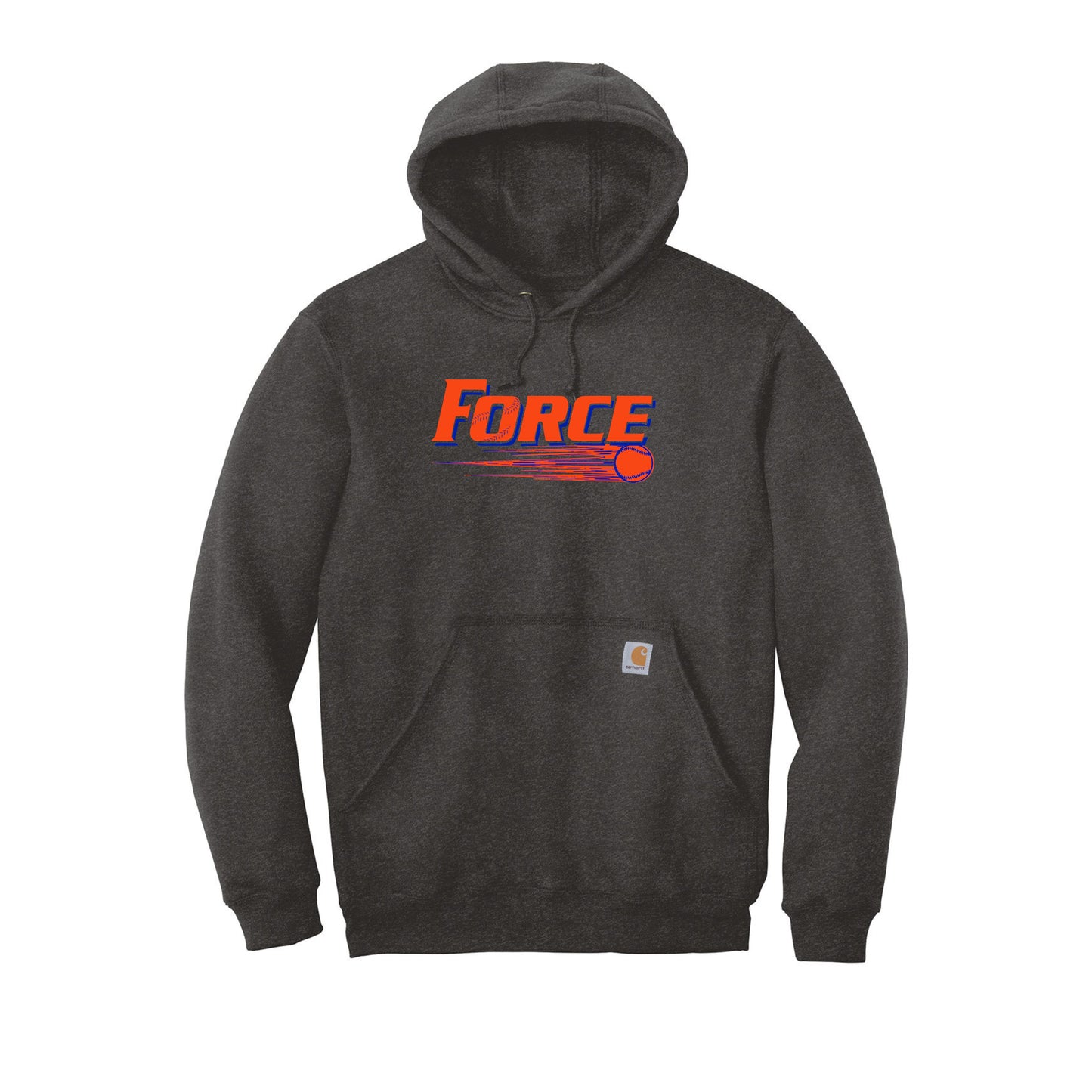 Adult - Carhartt Midweight Hooded Sweatshirt + Tall Sizes- (Force Softball)
