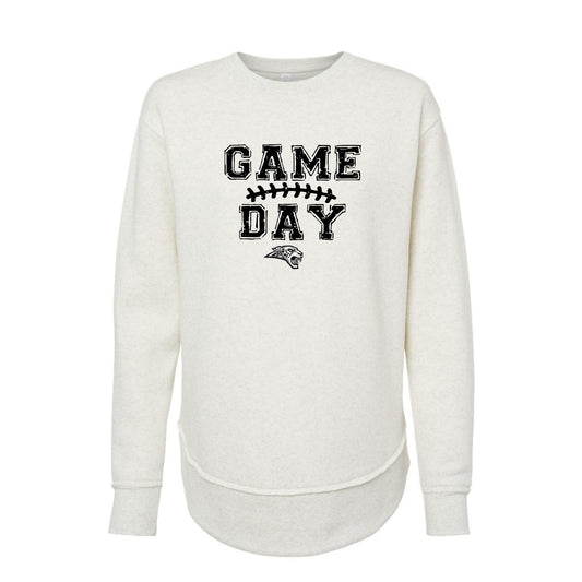 Ladies - Ind. Trading Weekend Fleece Crew - (Centennial Jaguar Football)