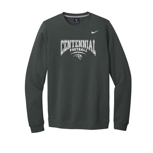 Adult - Nike Club Pullover Fleece Crewneck Sweatshirt - (Centennial Jaguar Football)