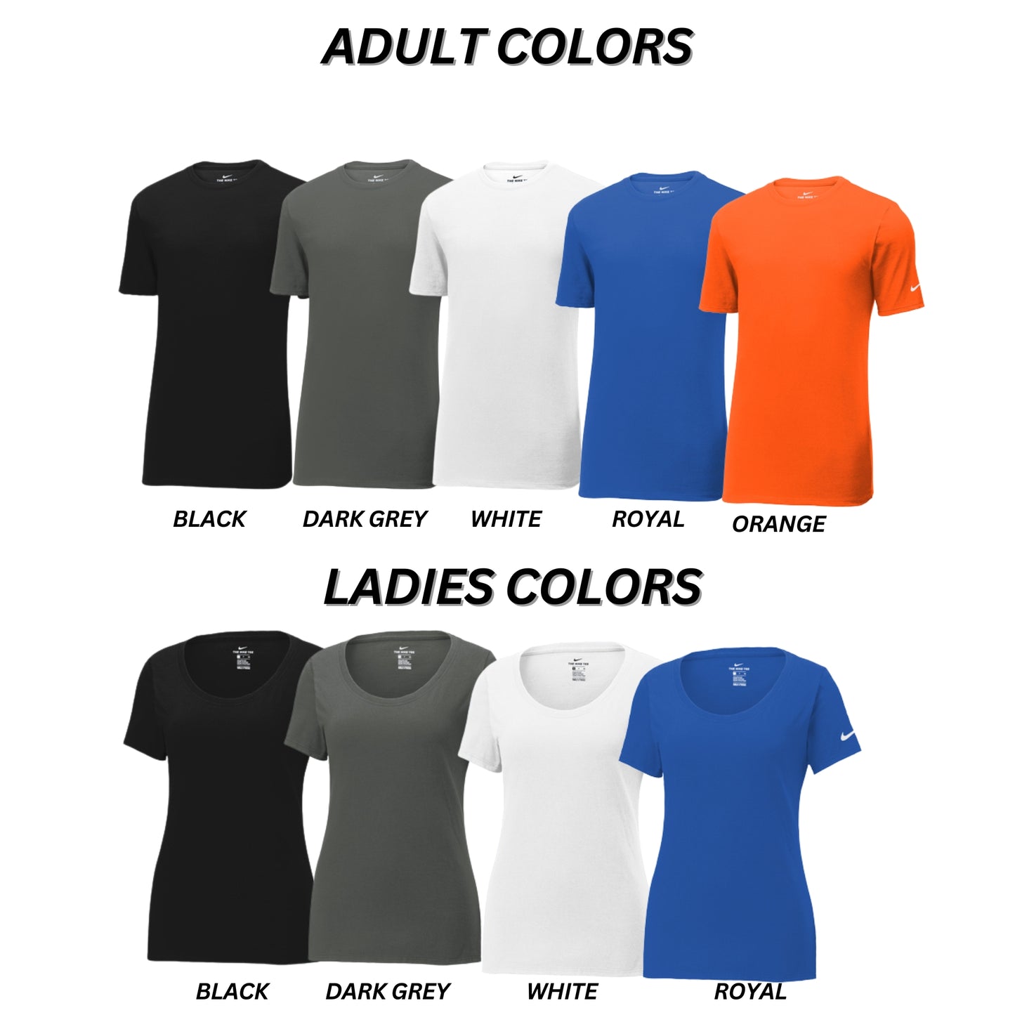 Adult & Ladies - Nike Cotton/Poly Tee - (Force Softball)