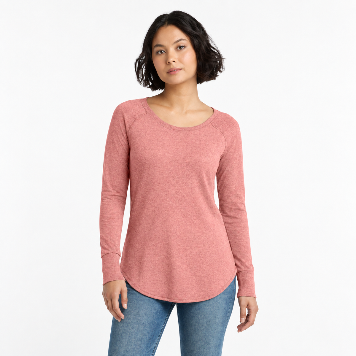 District - Ladies Long Sleeve Tunic Tee (Ankeny Medical Park)