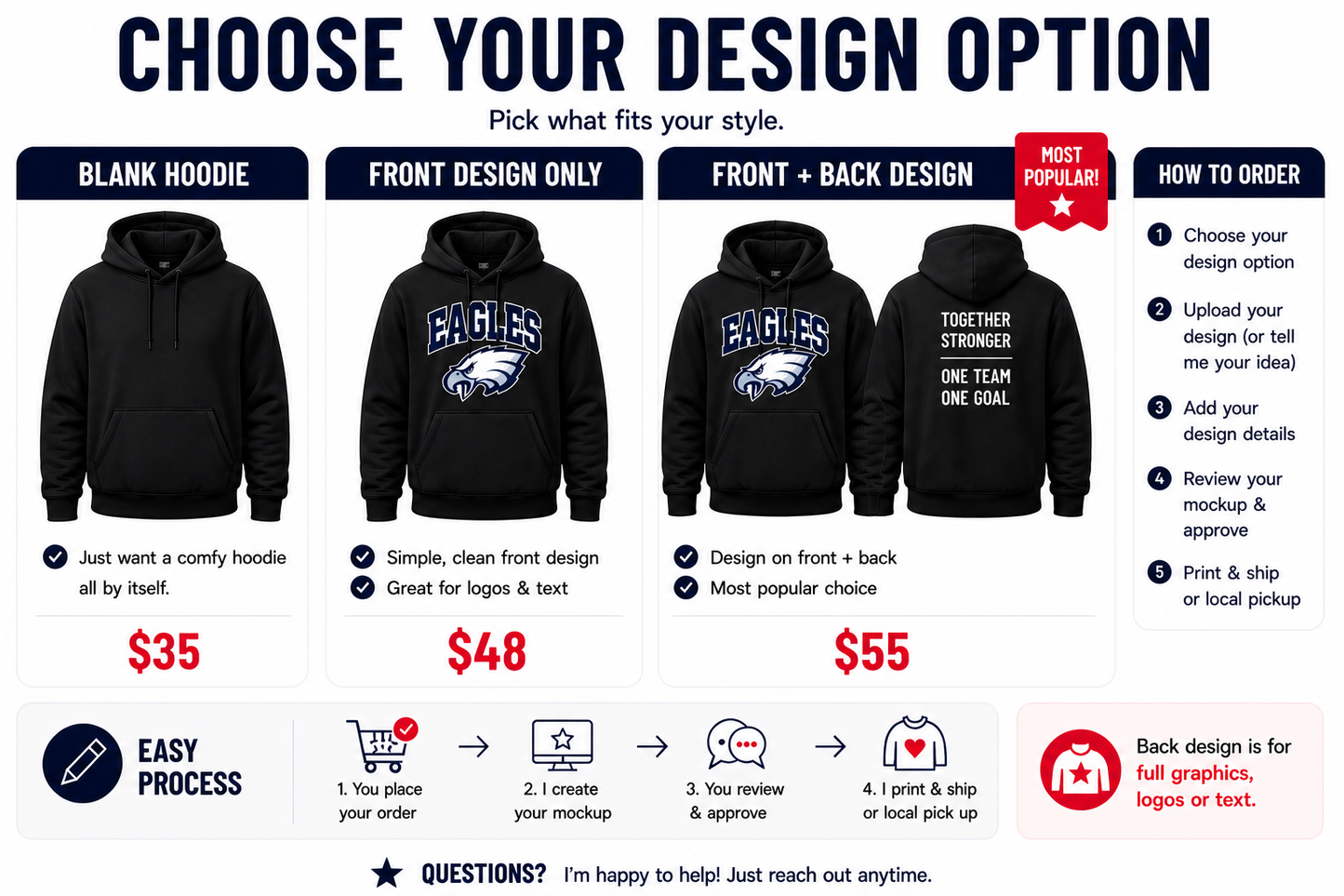 Custom Bella + Canvas Hoodie | Spiritwear & Team Apparel