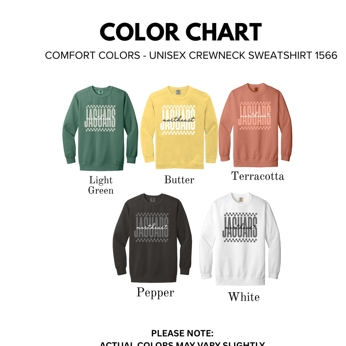 Comfort Colors - Crewneck Sweatshirt (NE Elementary Staff)