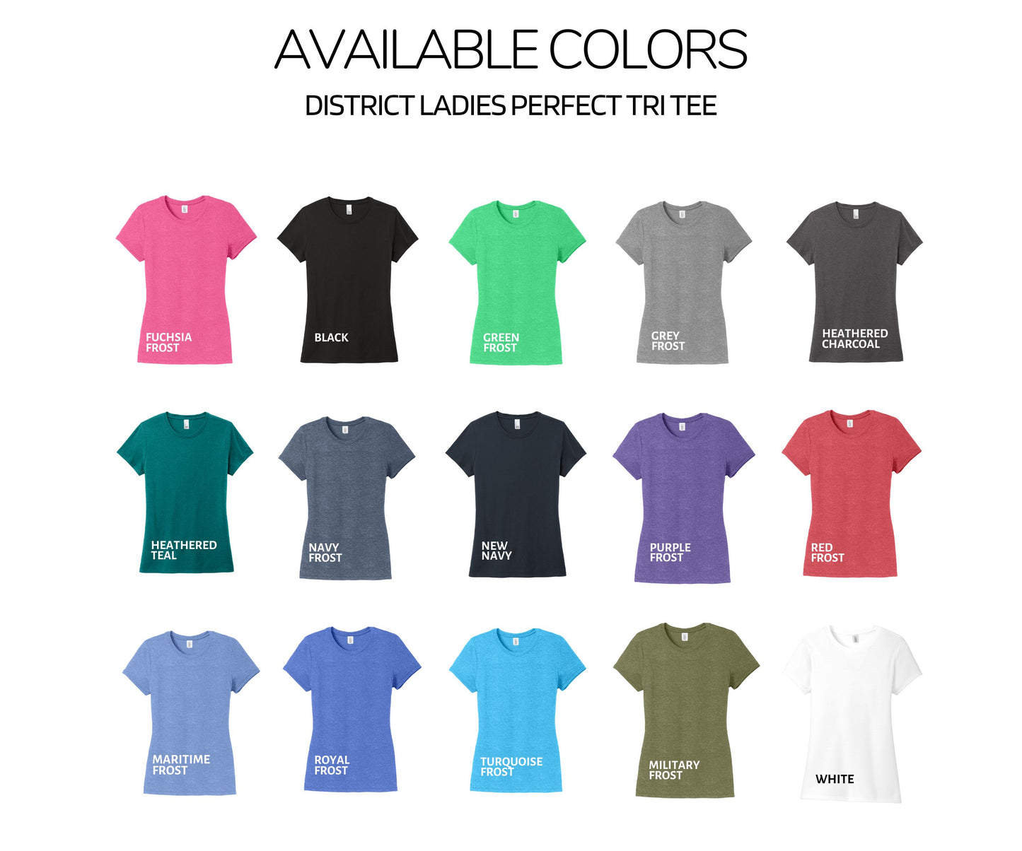 Ladies - District Perfect Tri ® Tee - (Ankeny Real Estate Group)