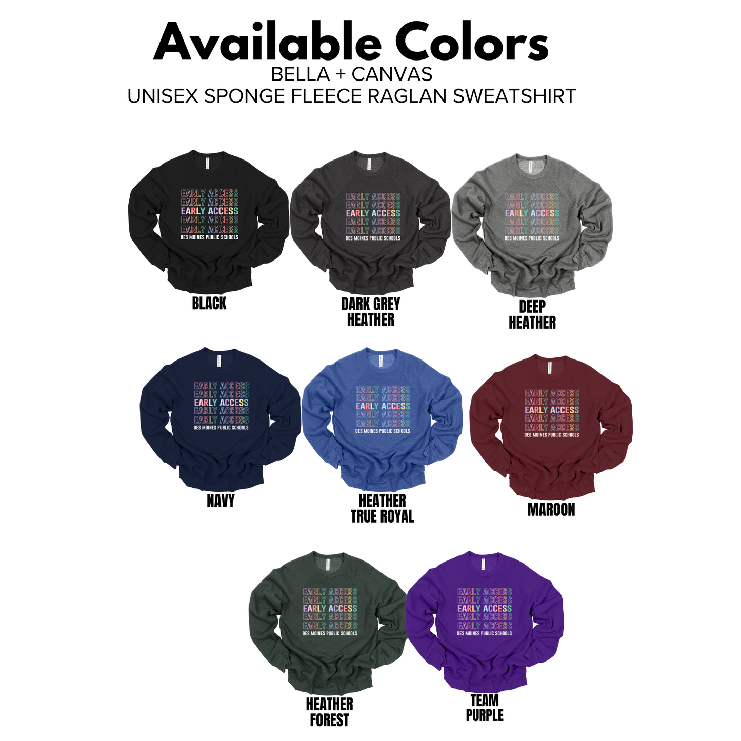 Unisex - Bella Crewneck Sweatshirt - (DMPS Early Access)