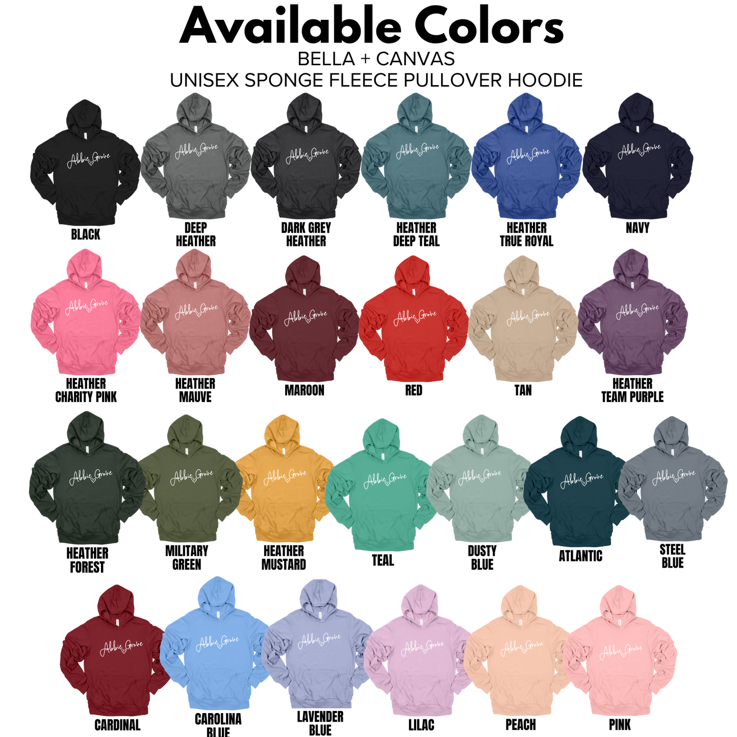 Bella + Canvas -Unisex Hoodie (Abbie Grove Elementary)