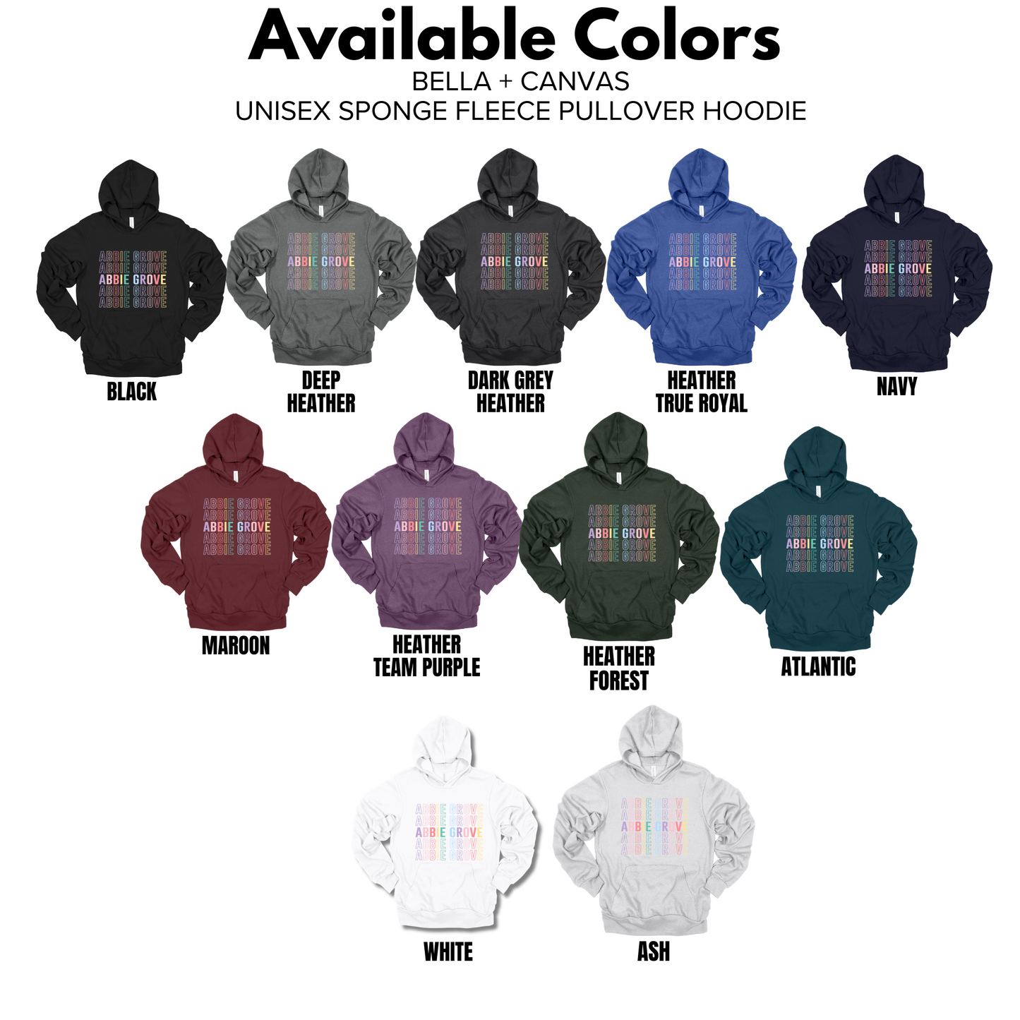 Bella + Canvas -Unisex Hoodie (Abbie Grove Elementary)