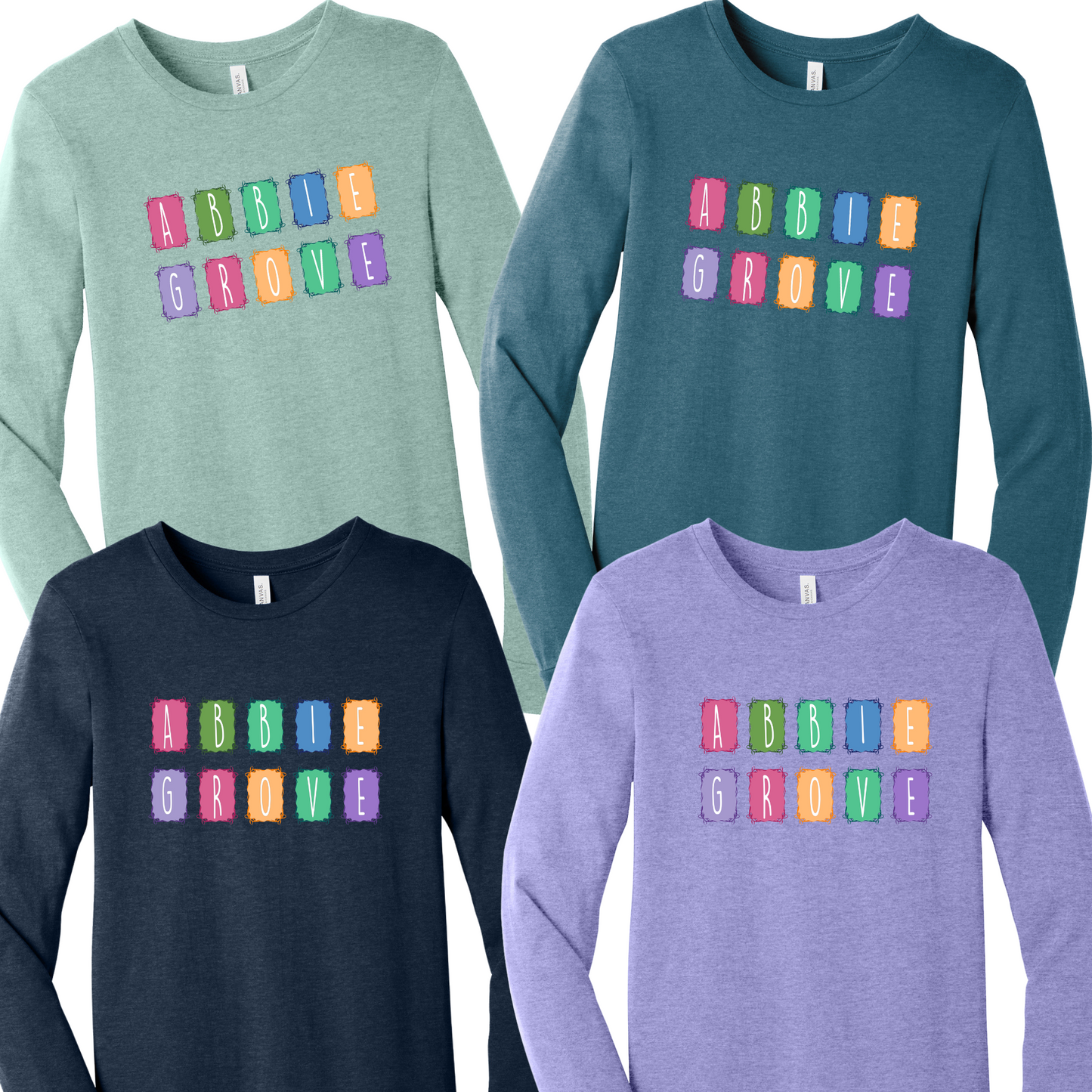 Bella+Canvas - Unisex Long Sleeve Tee -(Abbie Grove Elementary)