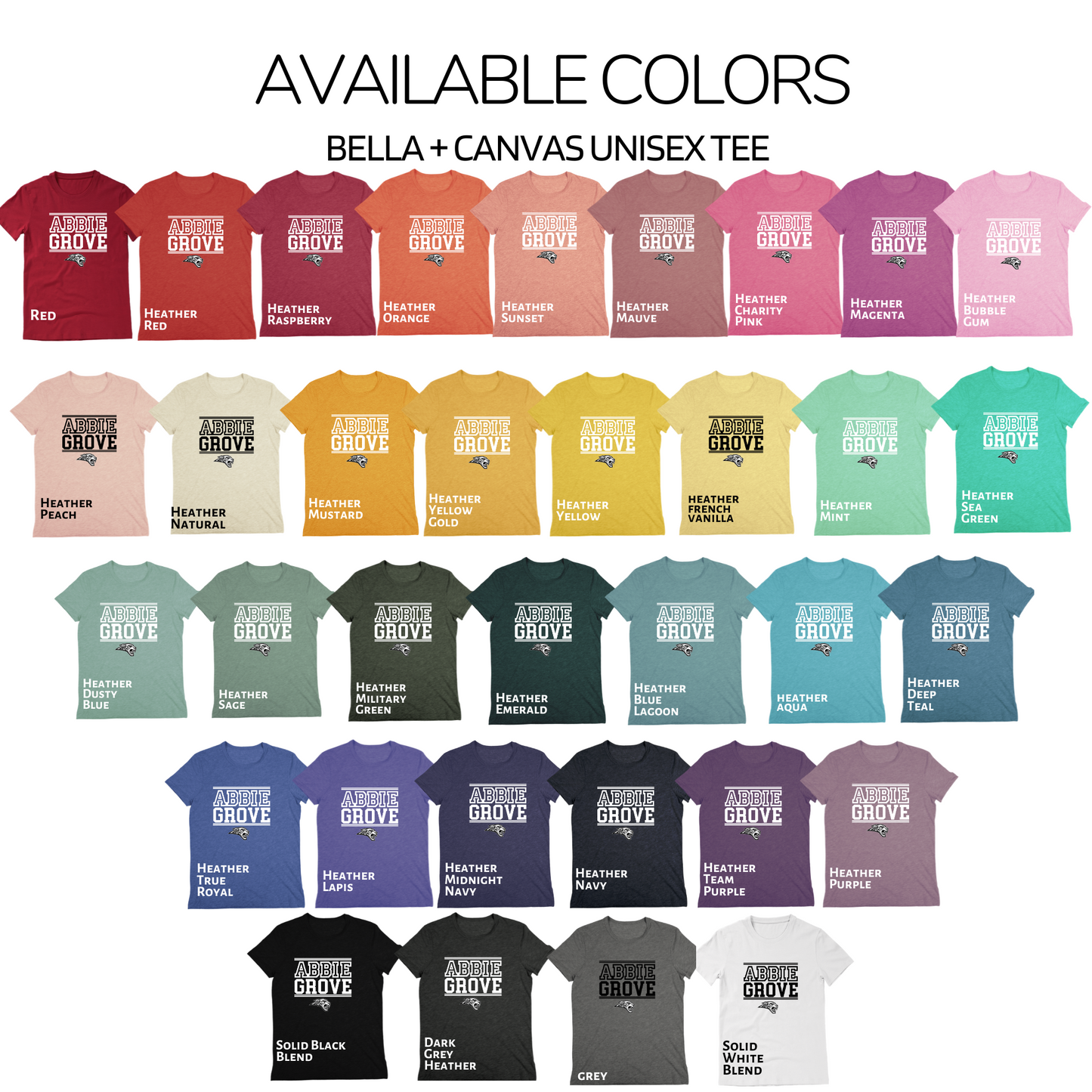 Bella+Canvas - Unisex Tee (Abbie Grove Elementary)