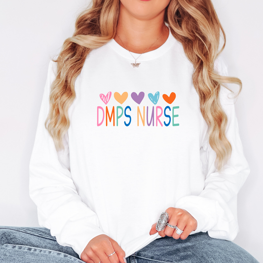 Bella + Canvas Long Sleeve Tee (DMPS Nurses)