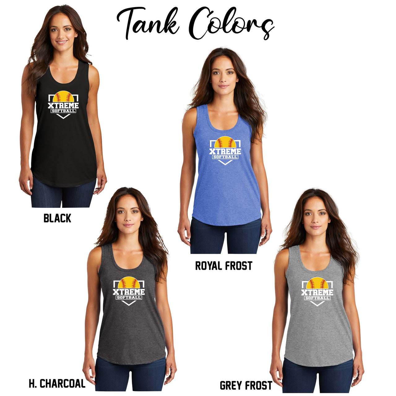 Ladies Perfect Tri ® Racerback Tank - (Xtreme Softball)