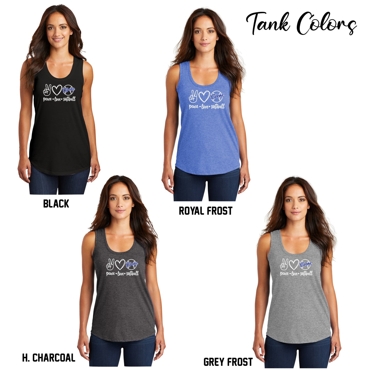 Ladies Perfect Tri ® Racerback Tank - (Xtreme Softball)