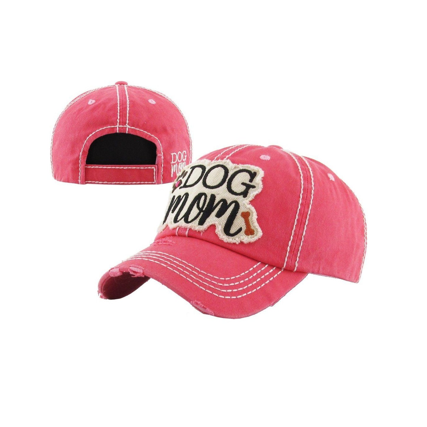 DOG MOM WASHED VINTAGE BALLCAP