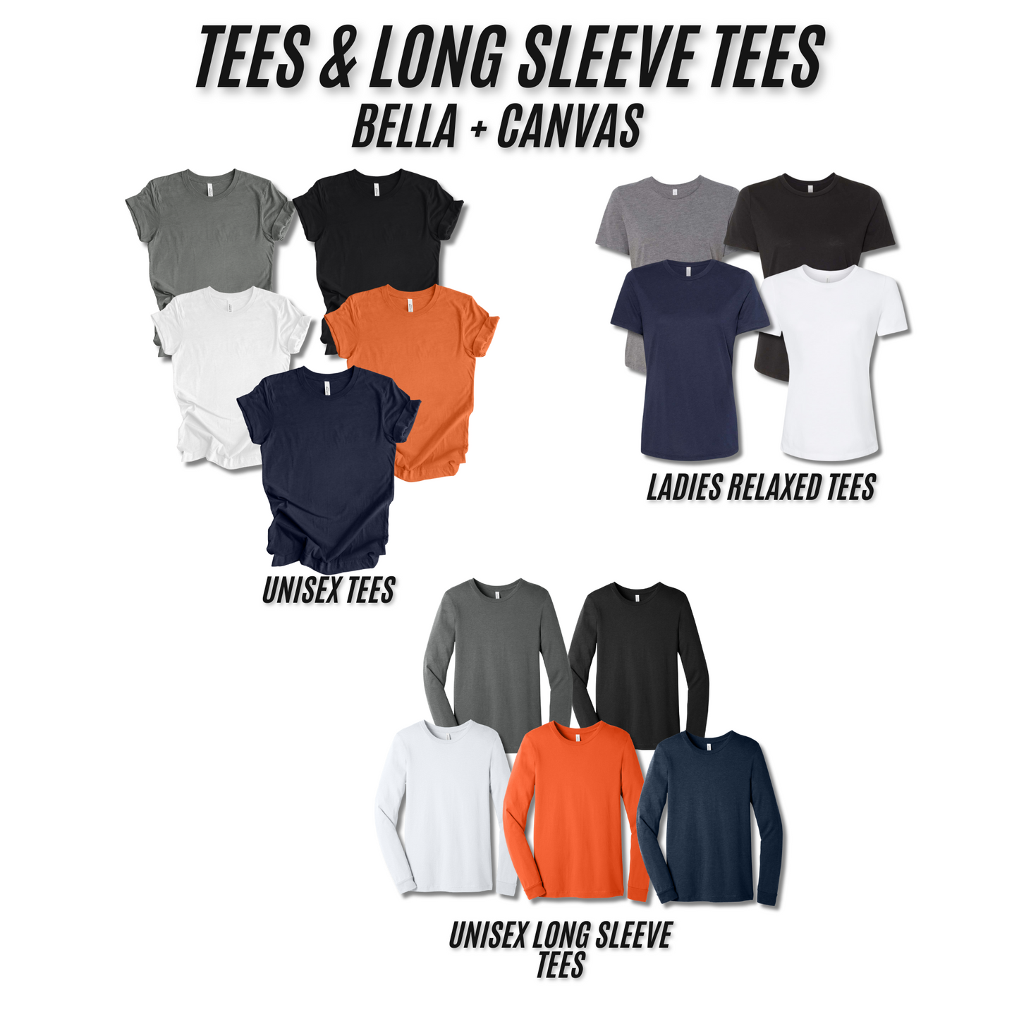 Bella + Canvas - 6 Apparel Options (Dental Connections)