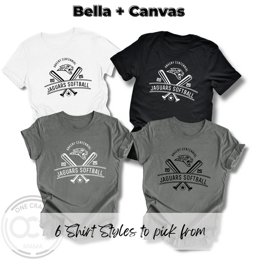 Adult - 6 Apparel Options to pick from (Centennial Jaguars Softball)