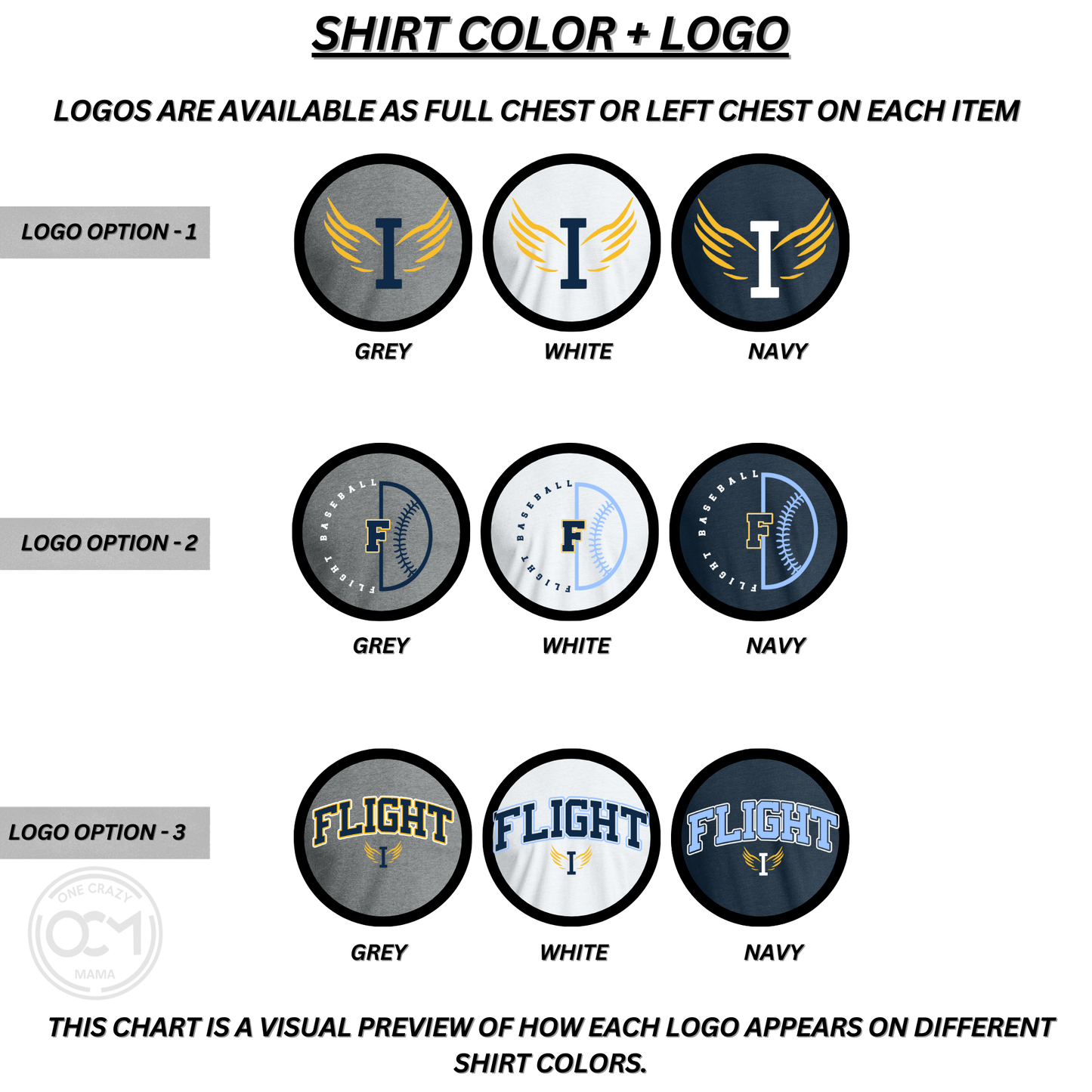 Adult - Fleece Crewneck (Flight Baseball)