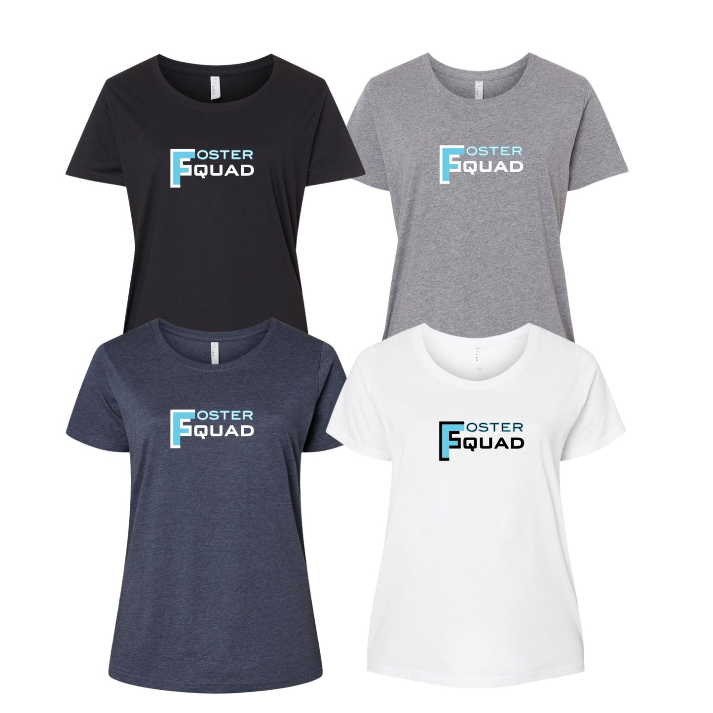Ladies -LAT Curvy Fine Jersey Tee - (Foster Squad)