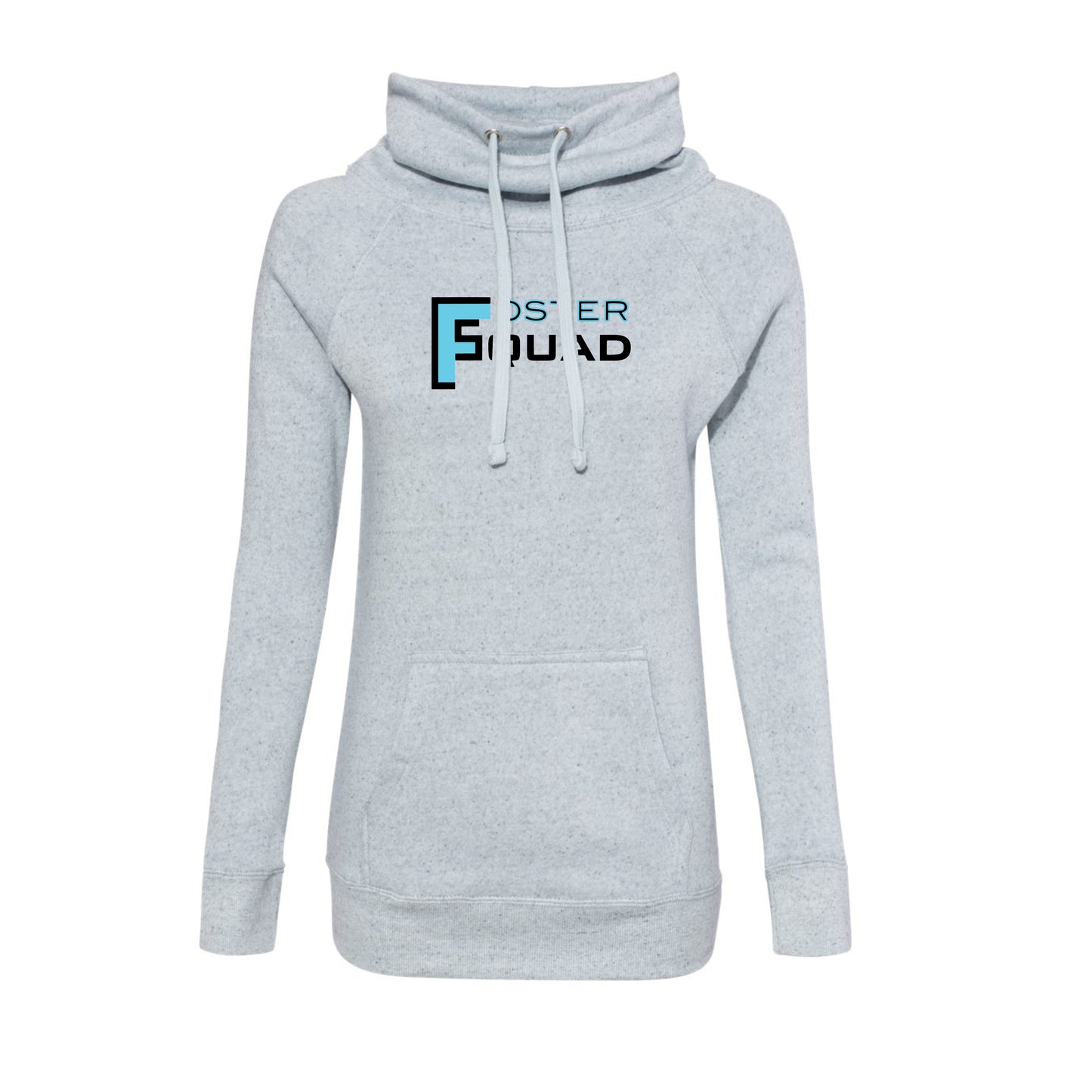 Ladies - Space-Dyed Cowl Neck Sweatshirt (Foster Squad)