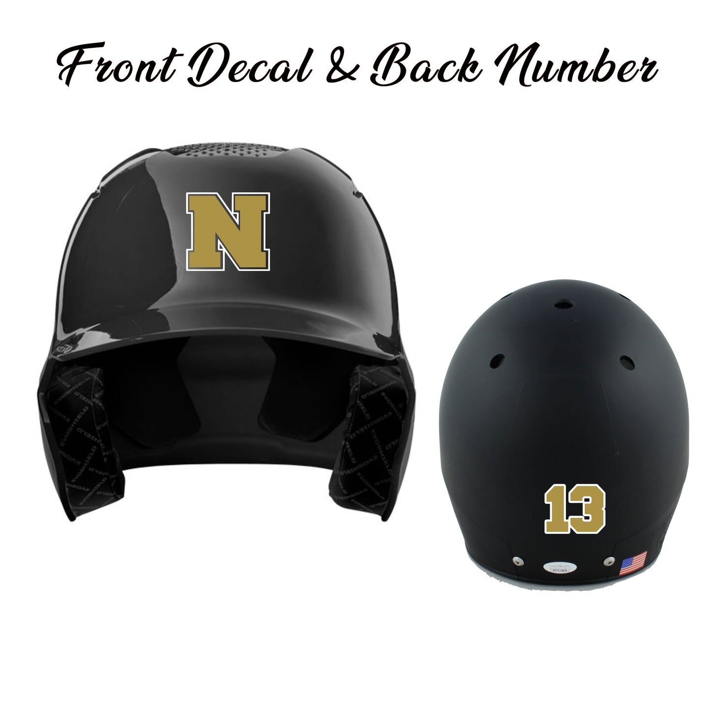 Helmet Decals - (NE Gold)