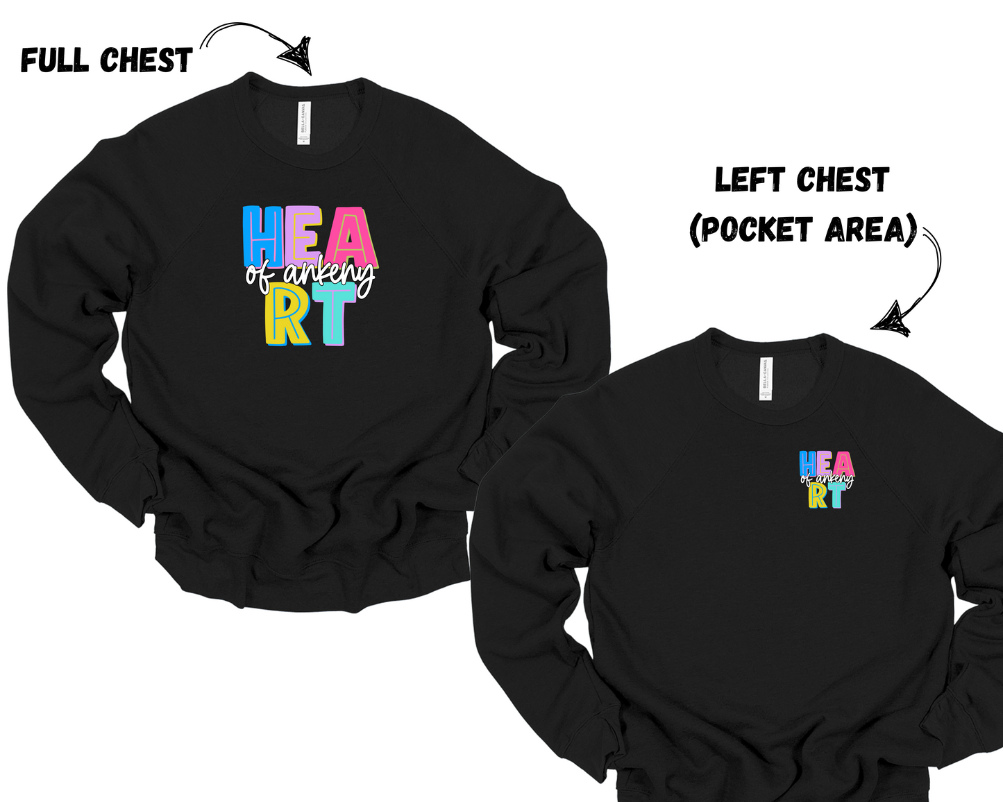 Unisex Crewneck Sweatshirt - (Heart of Ankeny)