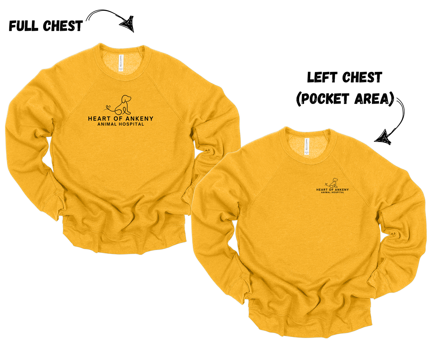 Unisex Crewneck Sweatshirt - (Heart of Ankeny)