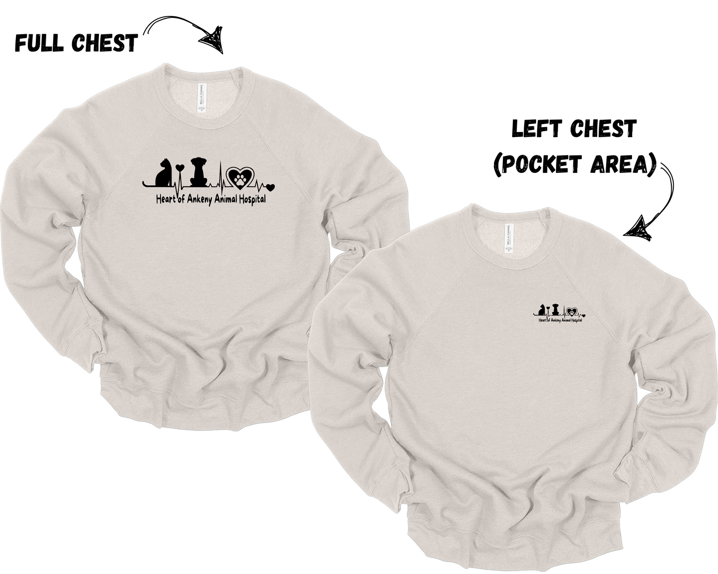 Unisex Crewneck Sweatshirt - (Heart of Ankeny)