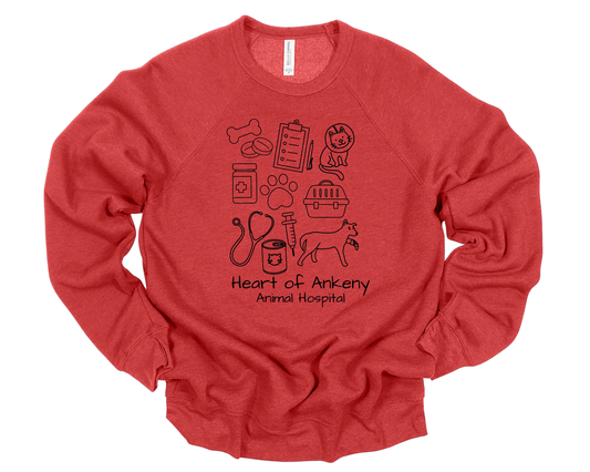 Unisex Crewneck Sweatshirt - (Heart of Ankeny)