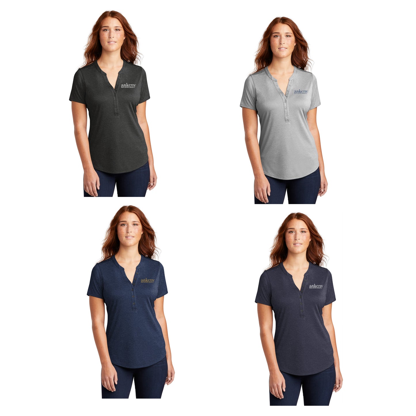 Ladies - Sport-Tek ® Ladies Endeavor Henley - (Ankeny Real Estate Group)