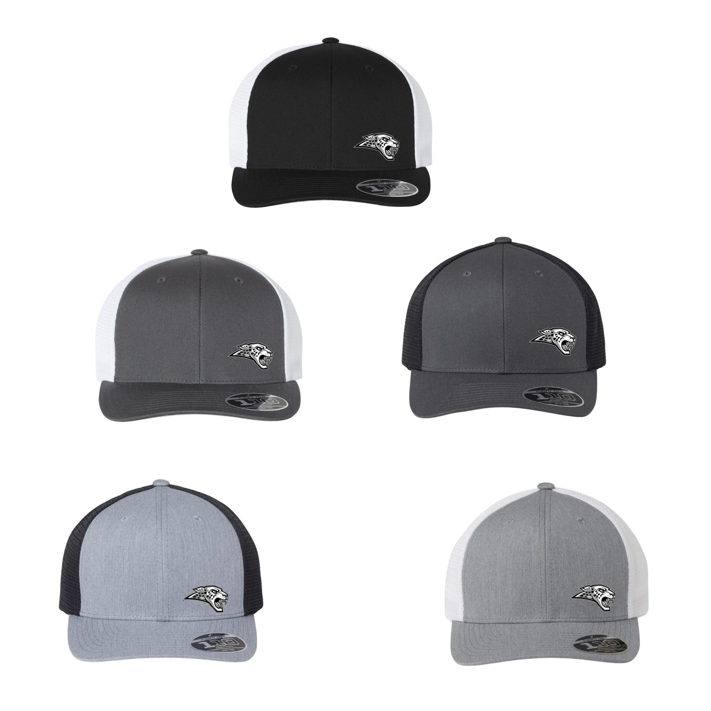 Flexfit 110M  - Mesh Snap Back Cap- (Centennial Jaguar Collection)