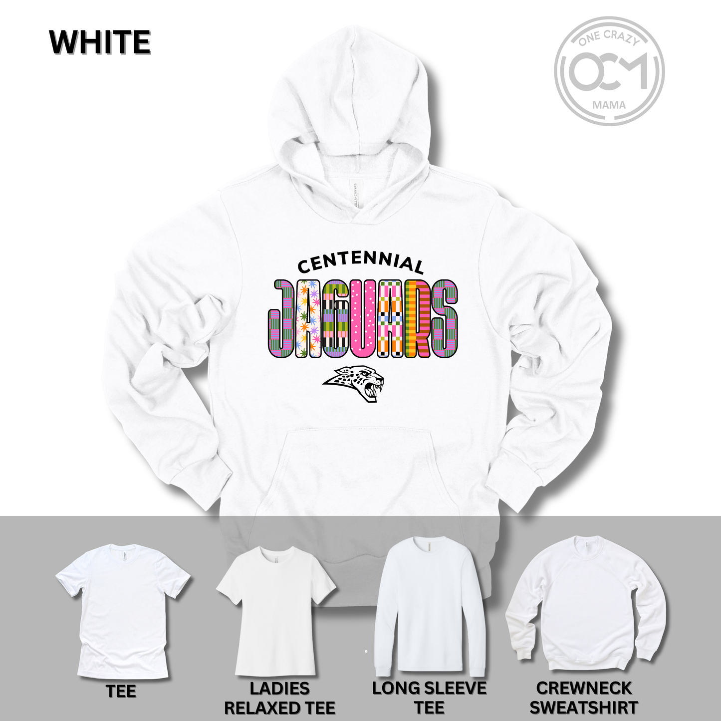 Adult & Ladies -Multiple Apparel Options (Centennial Jaguars Collection)