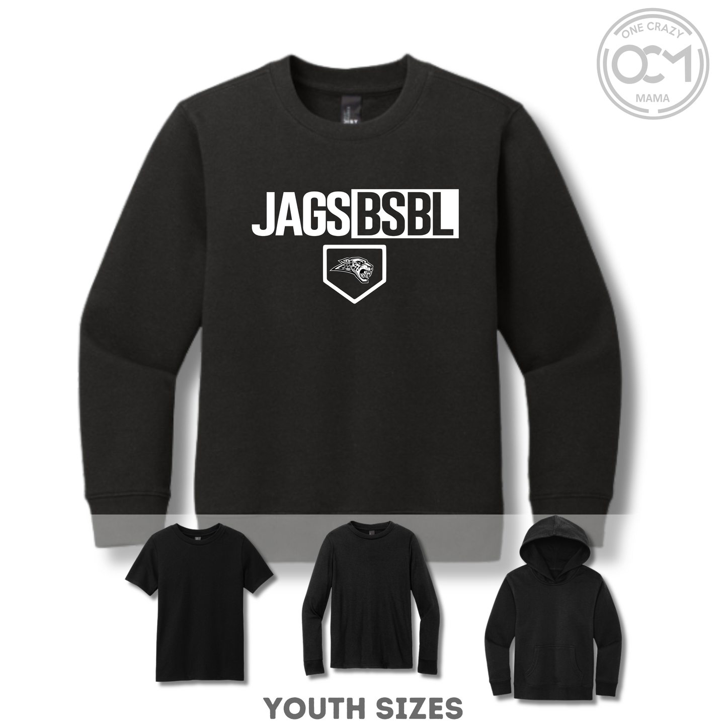 Youth - Multiple Apparel Options (Centennial Jaguars Baseball)
