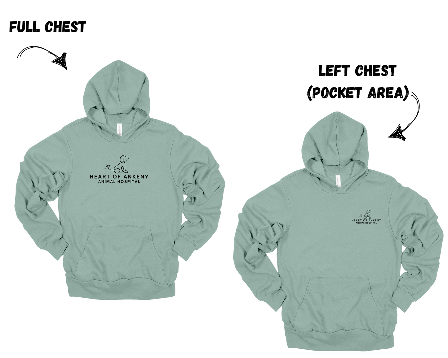 Unisex Hoodie - (Heart of Ankeny)