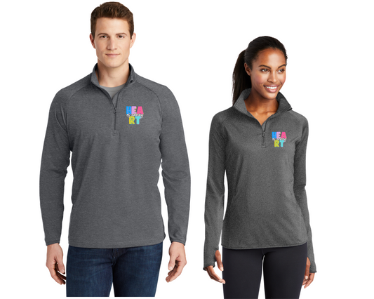 Ladies & Mens- Stretch 1/4-Zip Pullover (Heart of Ankeny)