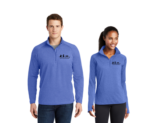 Ladies & Mens- Stretch 1/4-Zip Pullover (Heart of Ankeny)