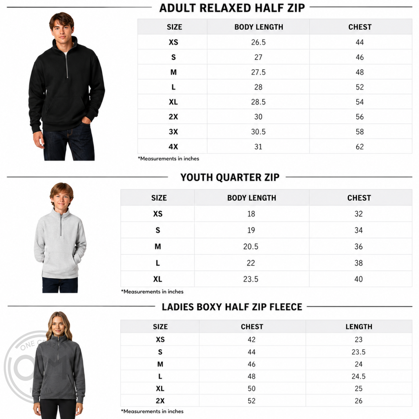 Enza - Half Zip Fleece (Centennal Football Fundraiser 2026)