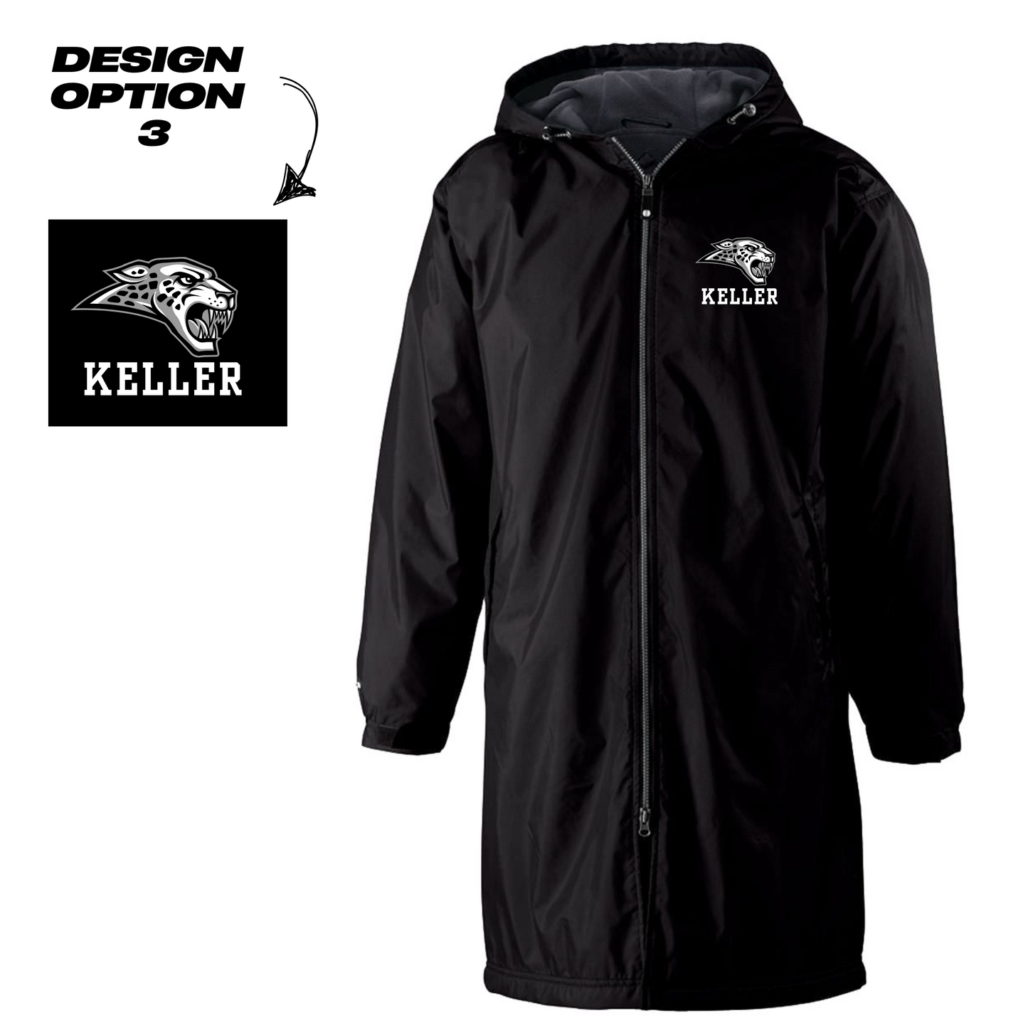 Adult - Conquest Full Zip Jacket - (Centennial Jaguar Soccer)