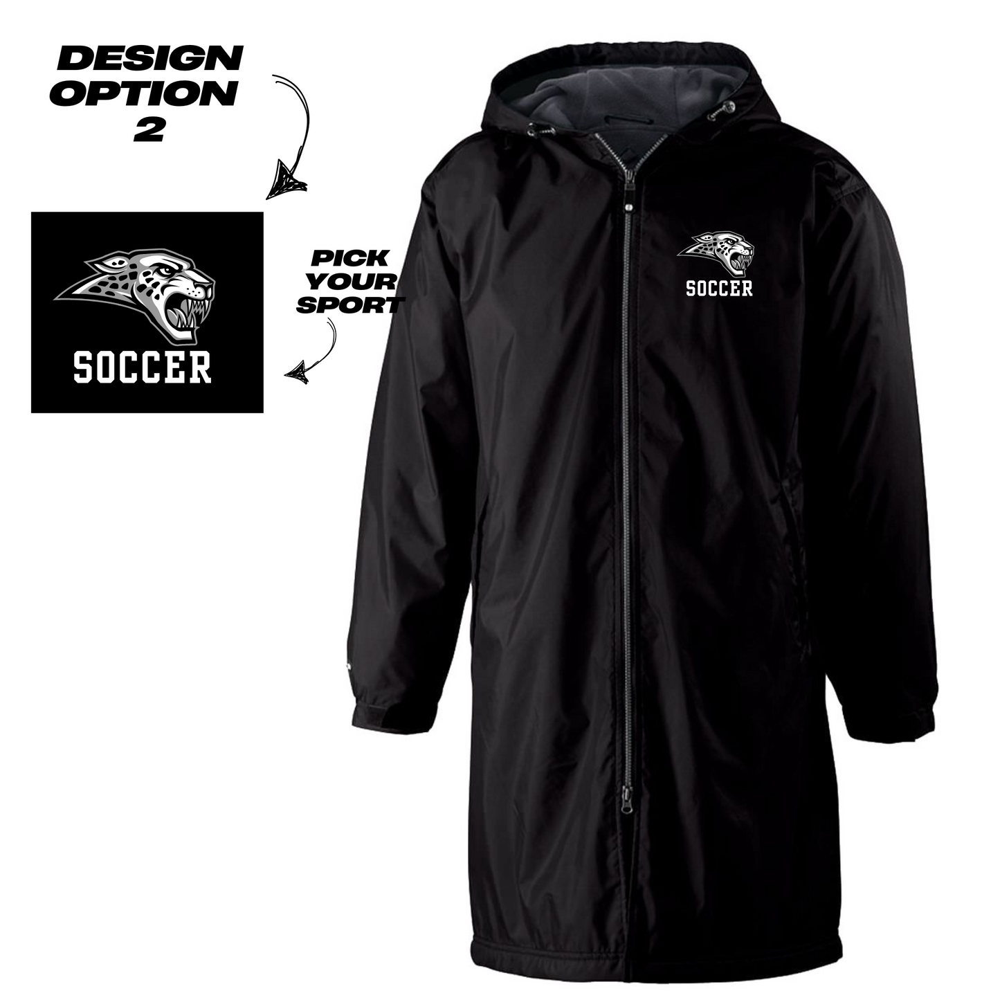Adult - Conquest Full Zip Jacket - (Centennial Jaguar Soccer)