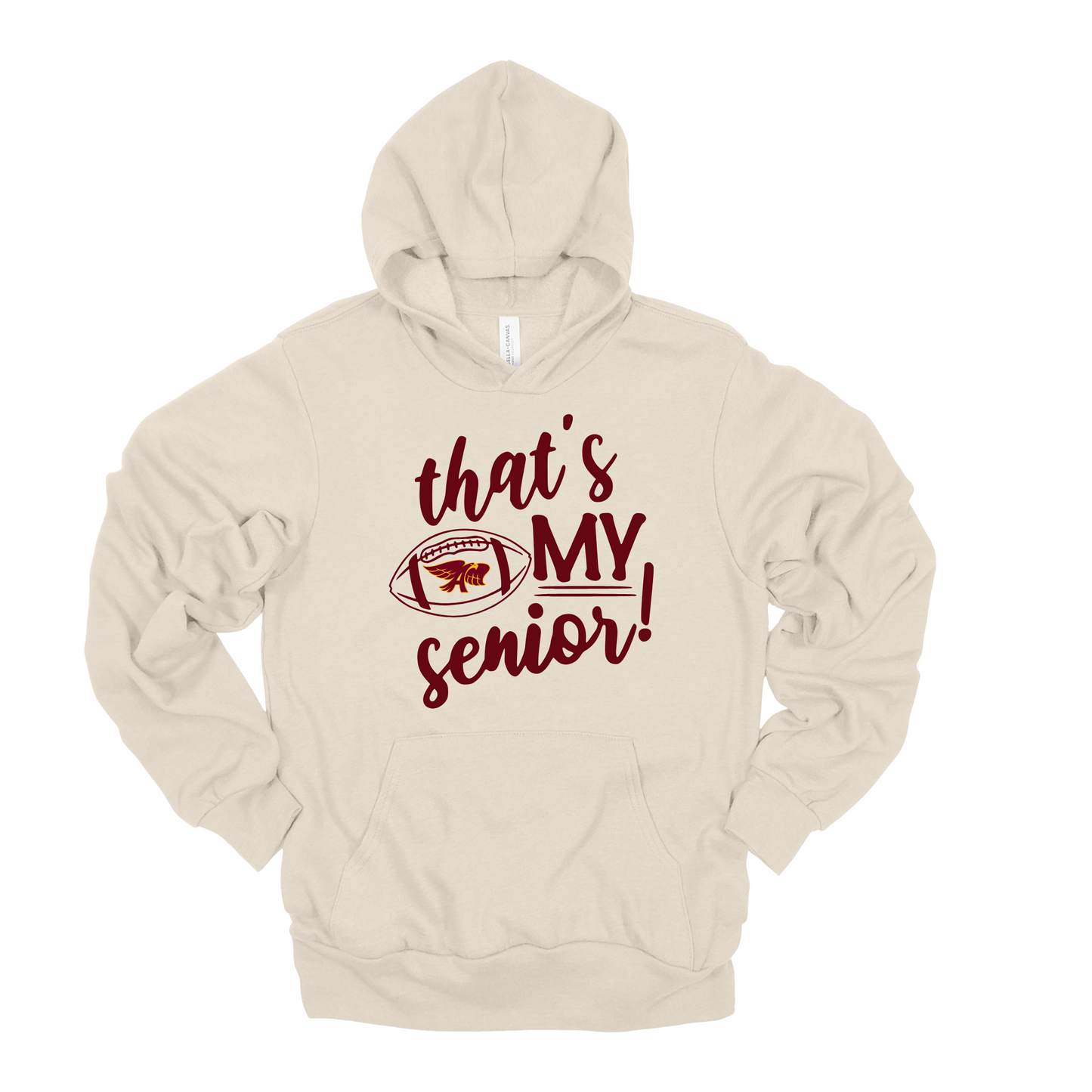 Bella+Canvas Apparel (Ankeny Hawks Senior Football Moms)