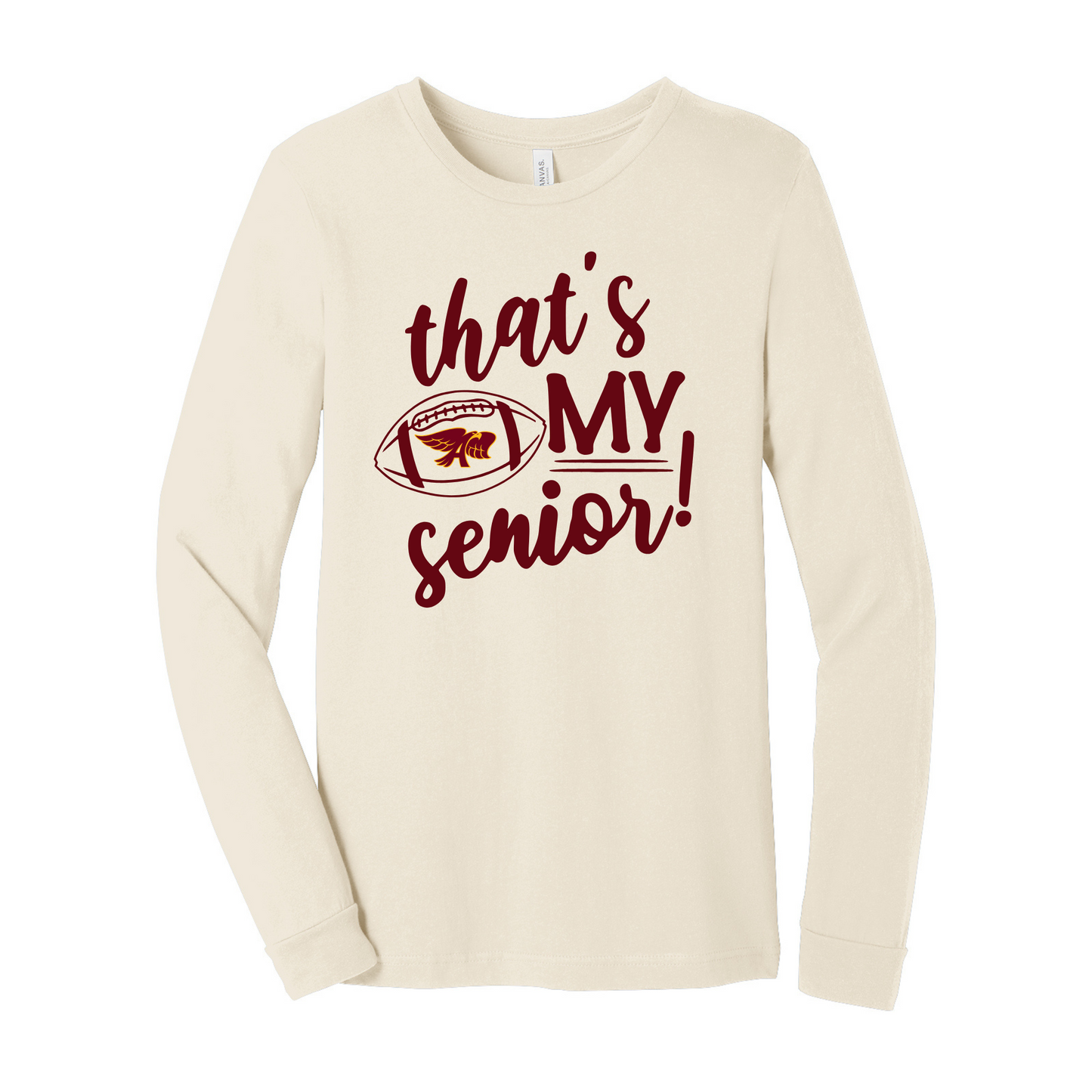 Bella+Canvas Apparel (Ankeny Hawks Senior Football Moms)
