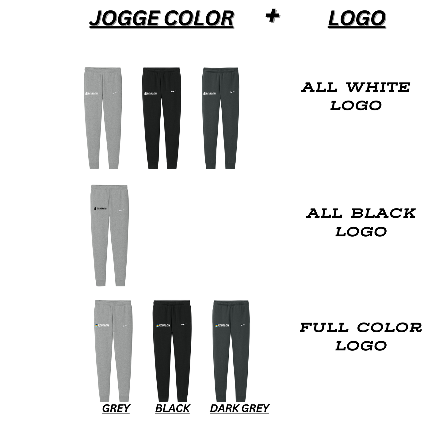 Nike - Fleece Joggers (Echelon)