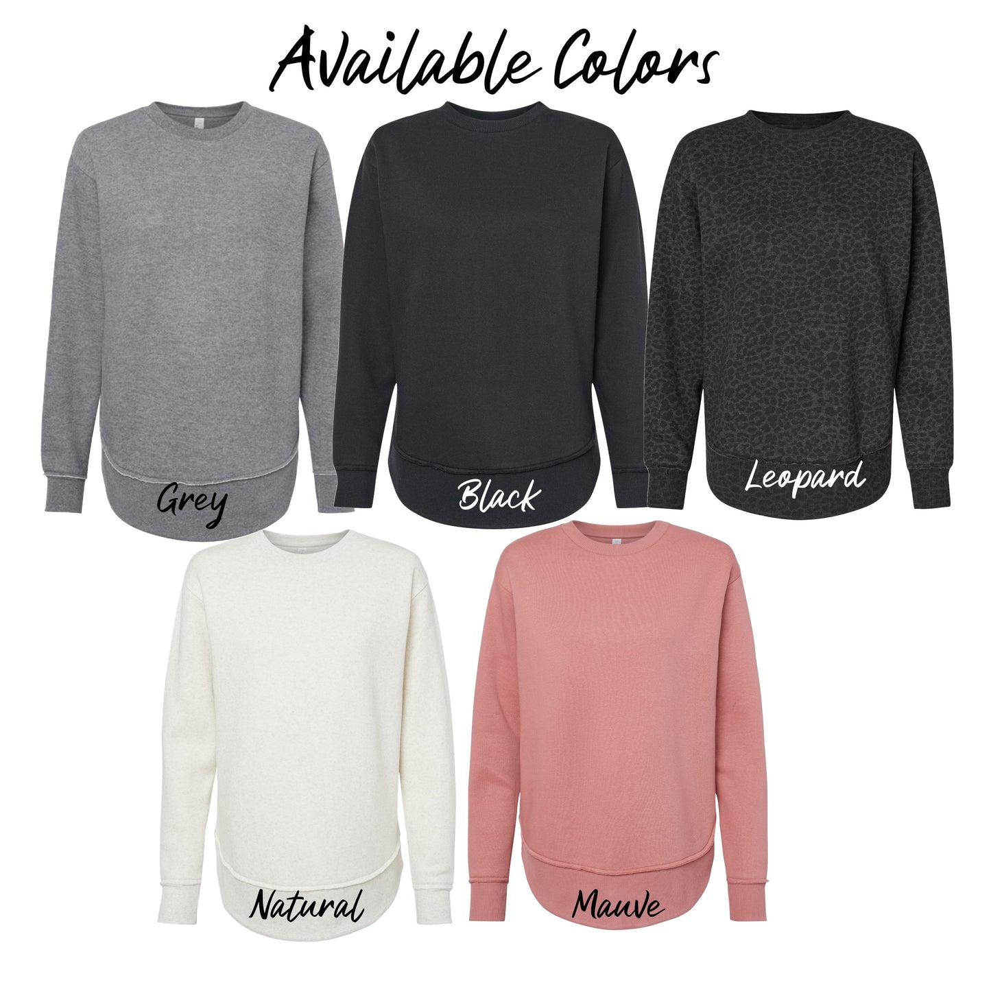 Ladies - Weekend Fleece Crewneck Sweatshirt (Blank Apparel)