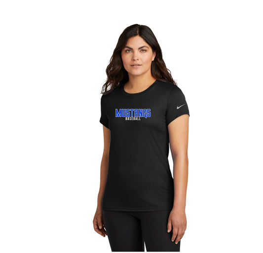 Ladies - Nike Legend Performance Tee - (Ankeny Mustangs Baseball)
